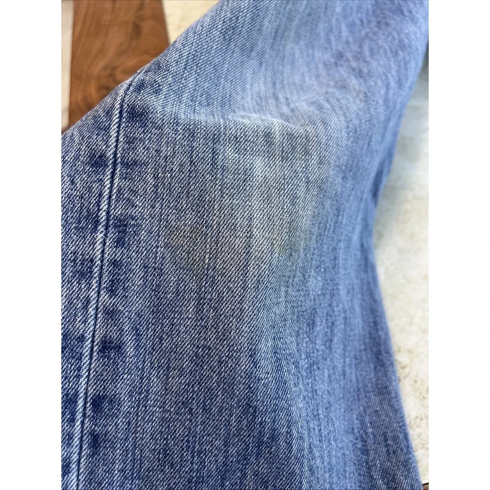 Vintage Y2K Levi's 501 Medium Wash Denim Jeans 34 X 32 Worn Button Fly - Picture 9 of 10